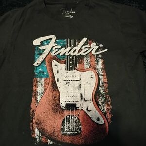 Fender Black Graphic T-Shirt